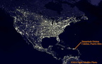 United States Satellite Night