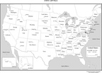 USA States & Capitals 1