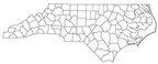North Carolina - Counties (Blank)