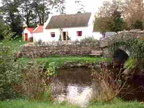 irish thatched cottage donegal