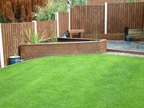 Richard Godwin\'s second phase landscaping with railway sleepers 13 WEB