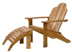 oak-adirondack-chair-ottoman-set