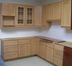 maple shaker kitchen cabinet