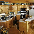 photo knotty hickory cabinets