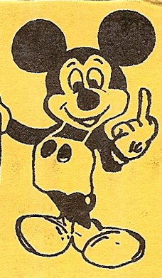 “When people laugh at Mickey Mouse, it\'s because he\'s so human; and that is the secret of his popularity.”         Walt Disney.gif